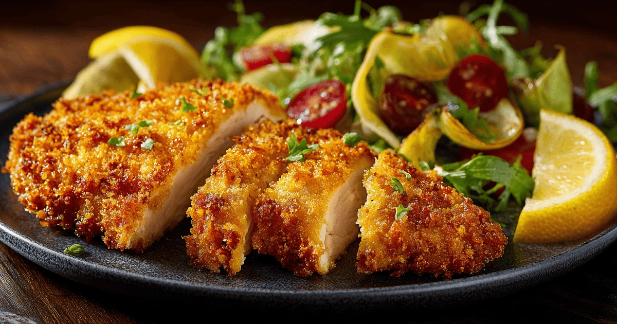 Crispy air fryer thin sliced chicken breast