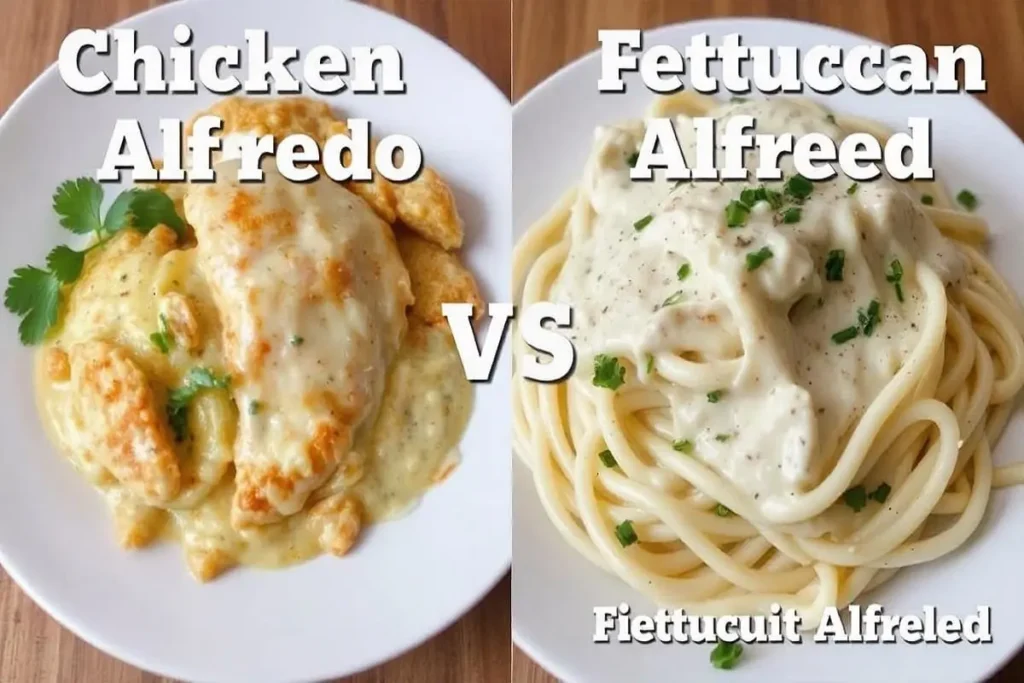 Chicken Parmesan Alfredo vs Fettuccine Alfredo