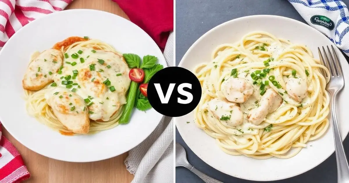 Chicken Parmesan Alfredo vs Fettuccine Alfredo