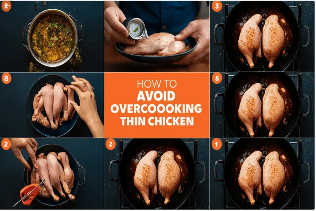 How to cook thin chicken breasts without overcooking