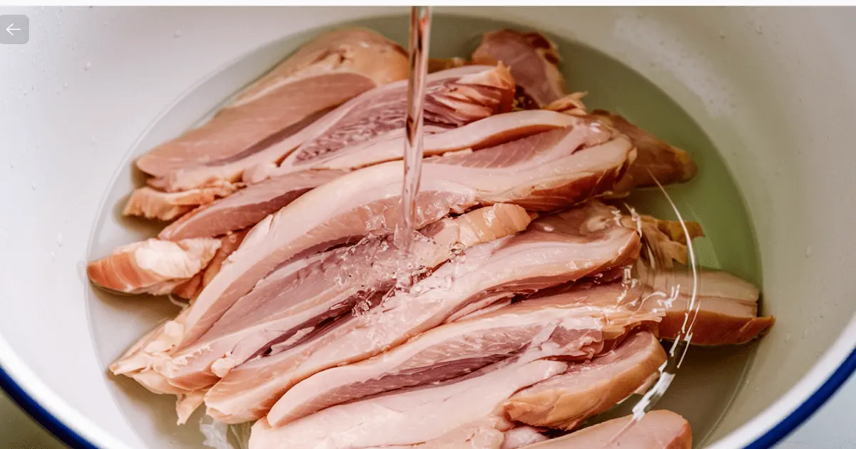 Should you wash thin sliced chicken breast