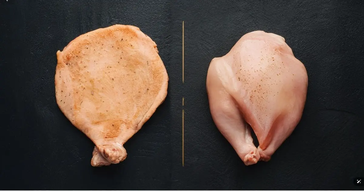 What is the difference between chicken cutlet and thin breast?