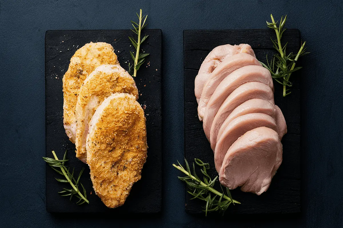 What is the difference between chicken cutlets and thin sliced chicken breast