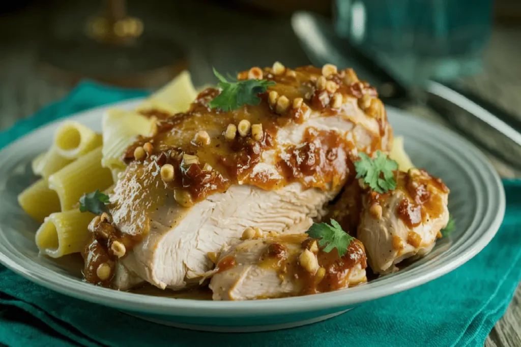 Slow Cooker Garlic Parmesan Chicken