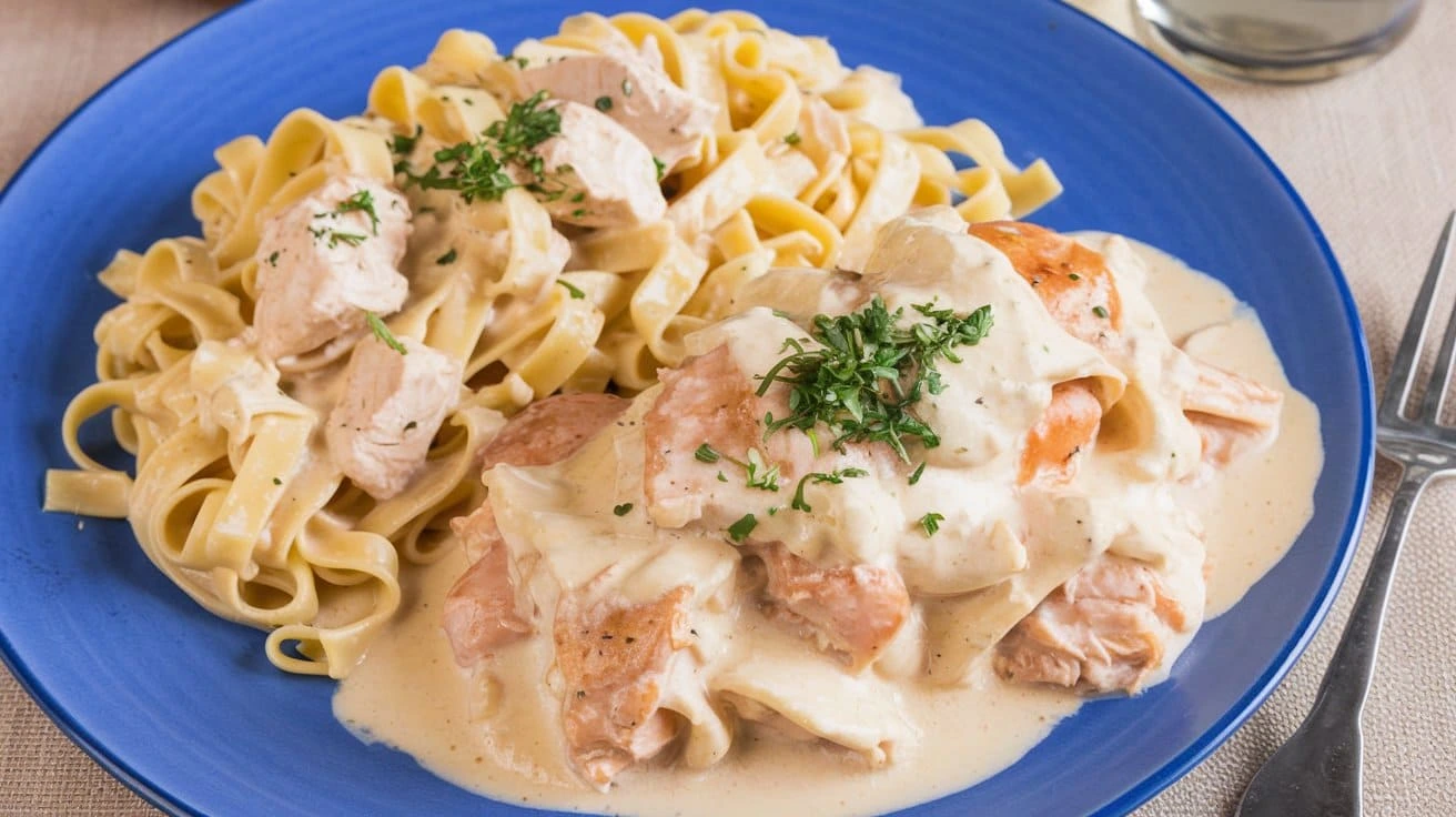 Is Fettuccine Alfredo and Chicken Alfredo the same