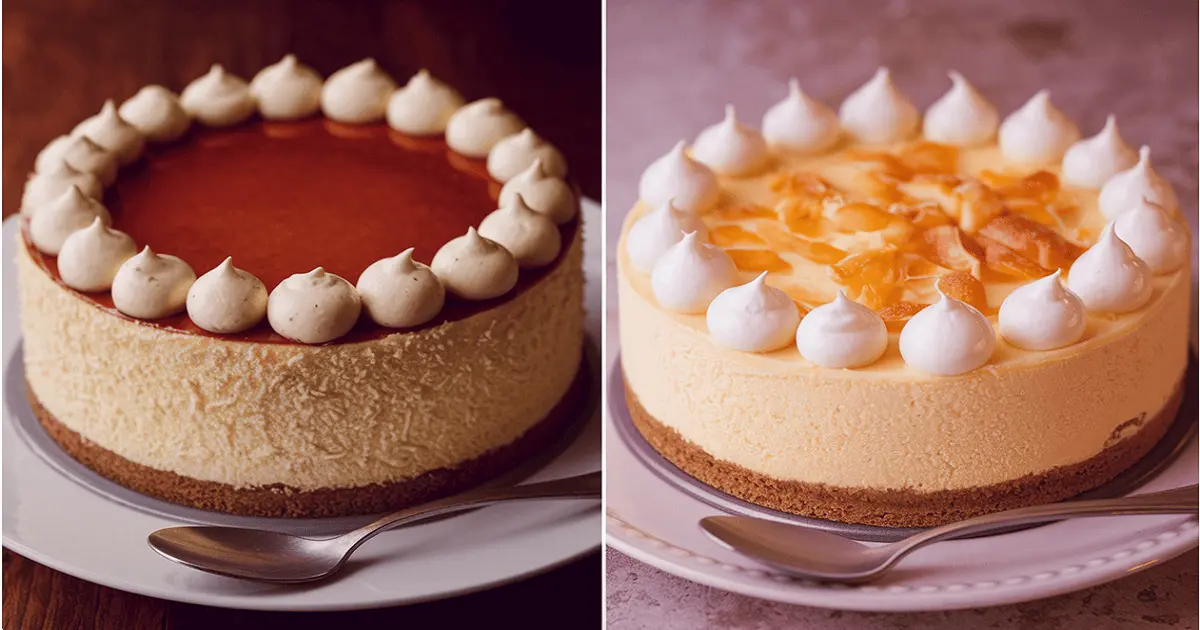 New York cheesecake vs Philadelphia cheesecake