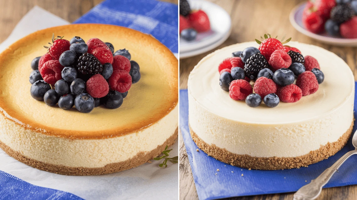 Two Types of Cheesecake