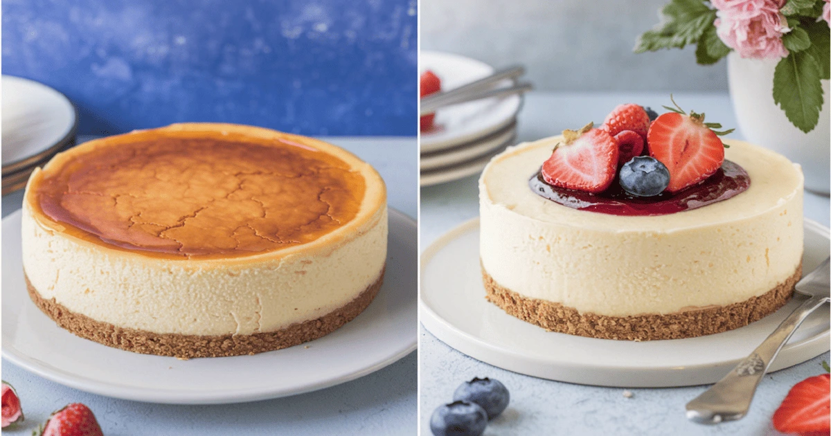 Two Types of Cheesecake