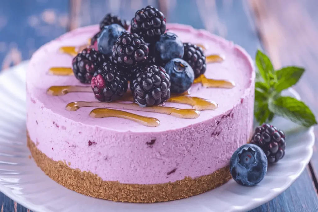 blackberry cheesecake