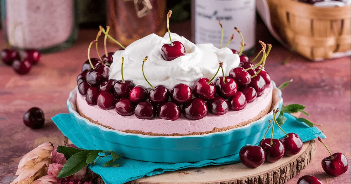 no-bake cherry cheesecake recipe