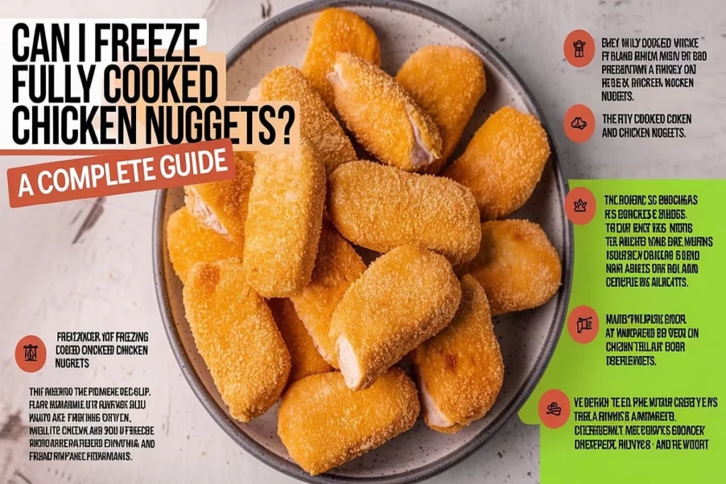 Can I freeze fully cooked chicken nuggets