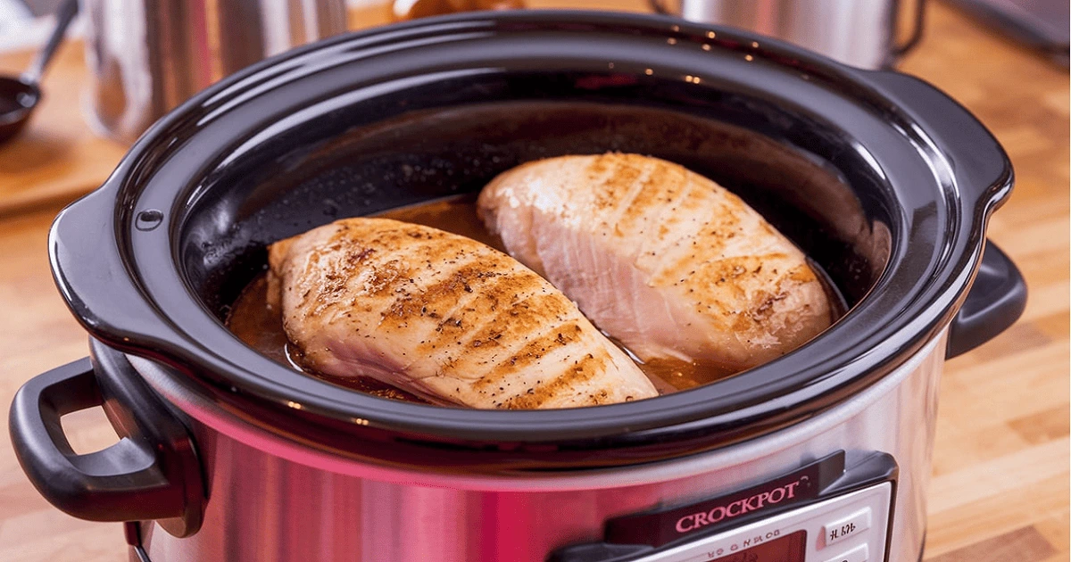 How long does chicken breast take to cook in the crockpot