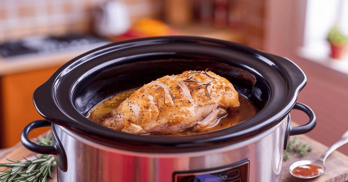 How long does chicken breast take to cook in the crockpot