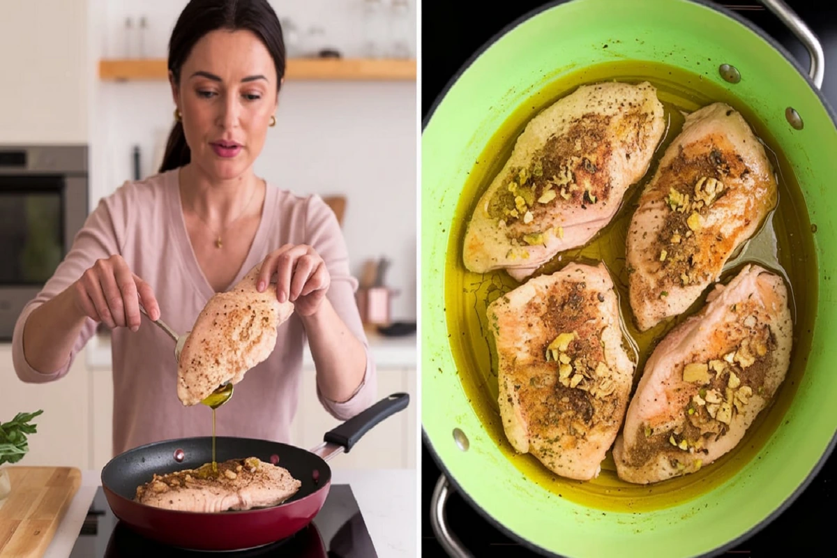 How to cook moist and tender chicken breasts