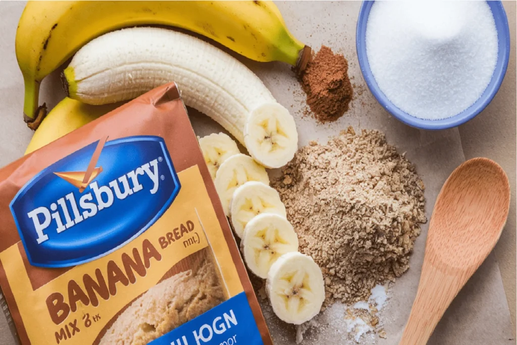 Ingredients in Pillsbury Banana Bread Mix