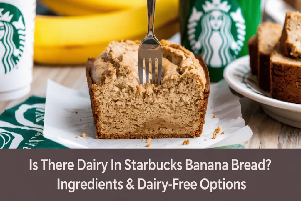 Is there dairy in Starbucks Banana Bread