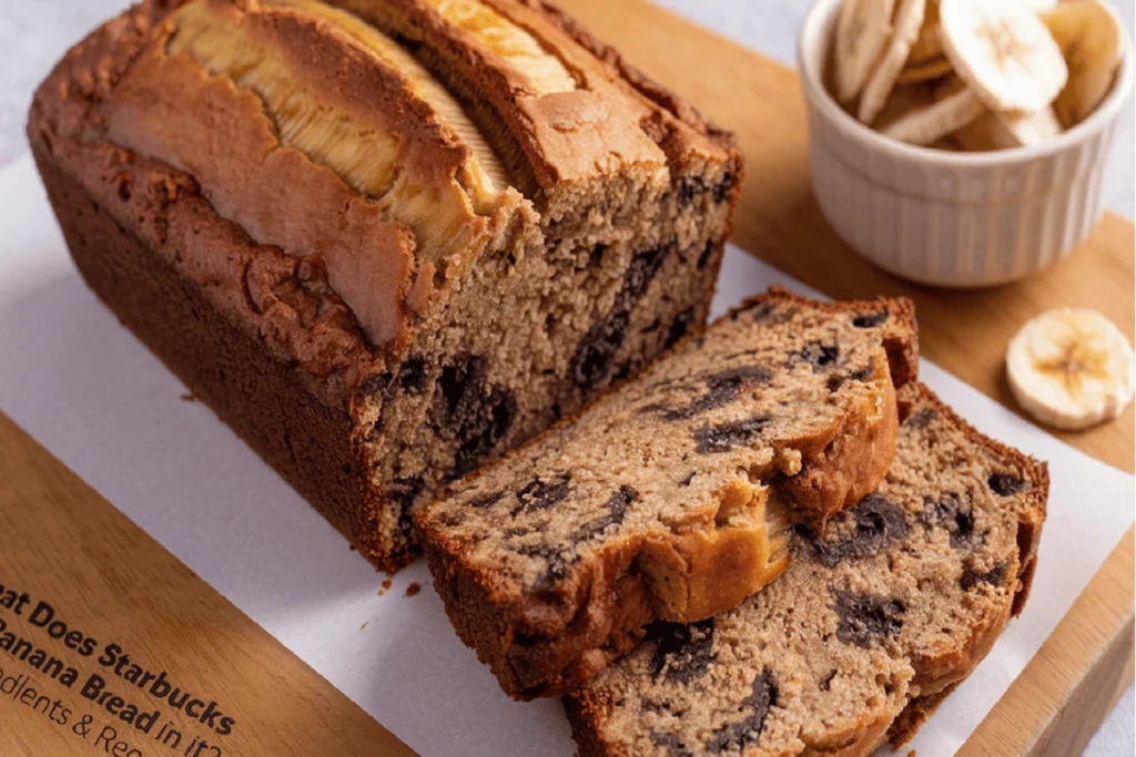 What does Starbucks banana bread have in it