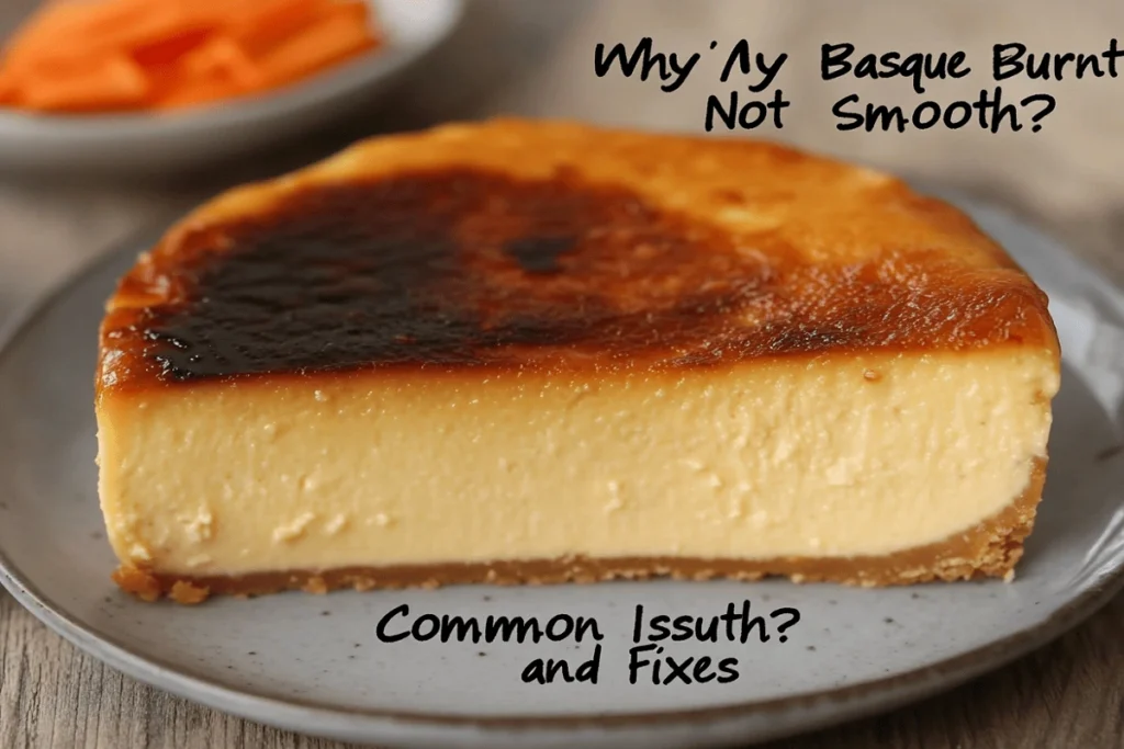 Why is my Basque burnt cheesecake not smooth