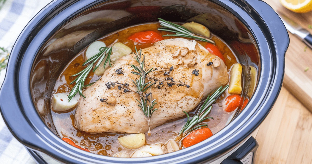 Why is my chicken breast tough in the slow cooker