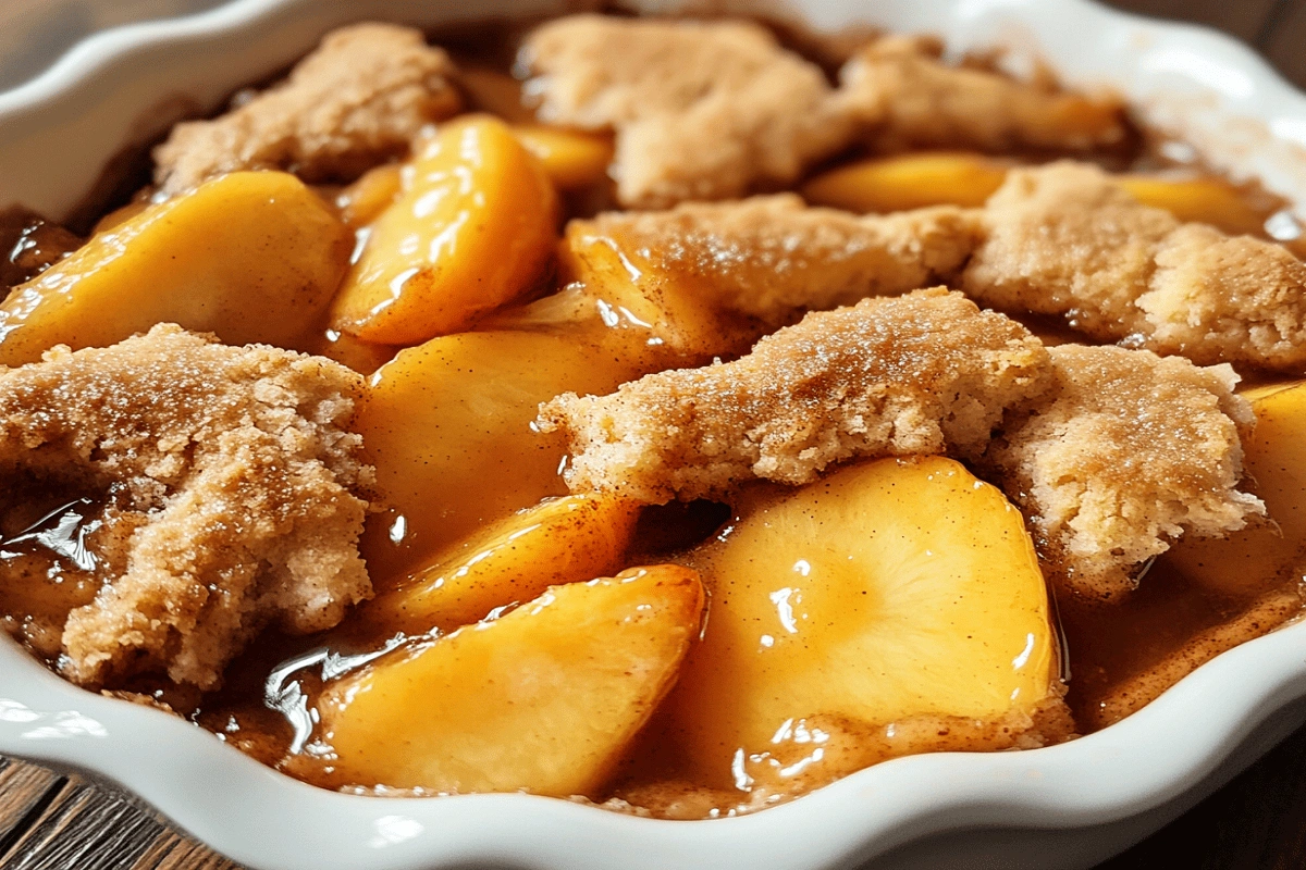 Fresh Peach Cobbler Recipe Easy