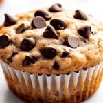 Moist Chocolate Chip Muffins with Yogurt