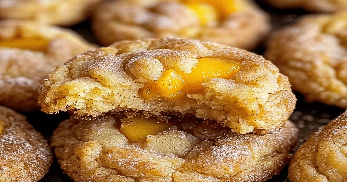 Peach Cobbler Cookies Recipe