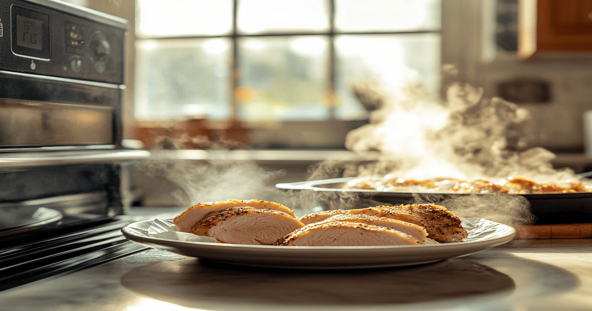 How do you cook chicken breast so it is not tough?