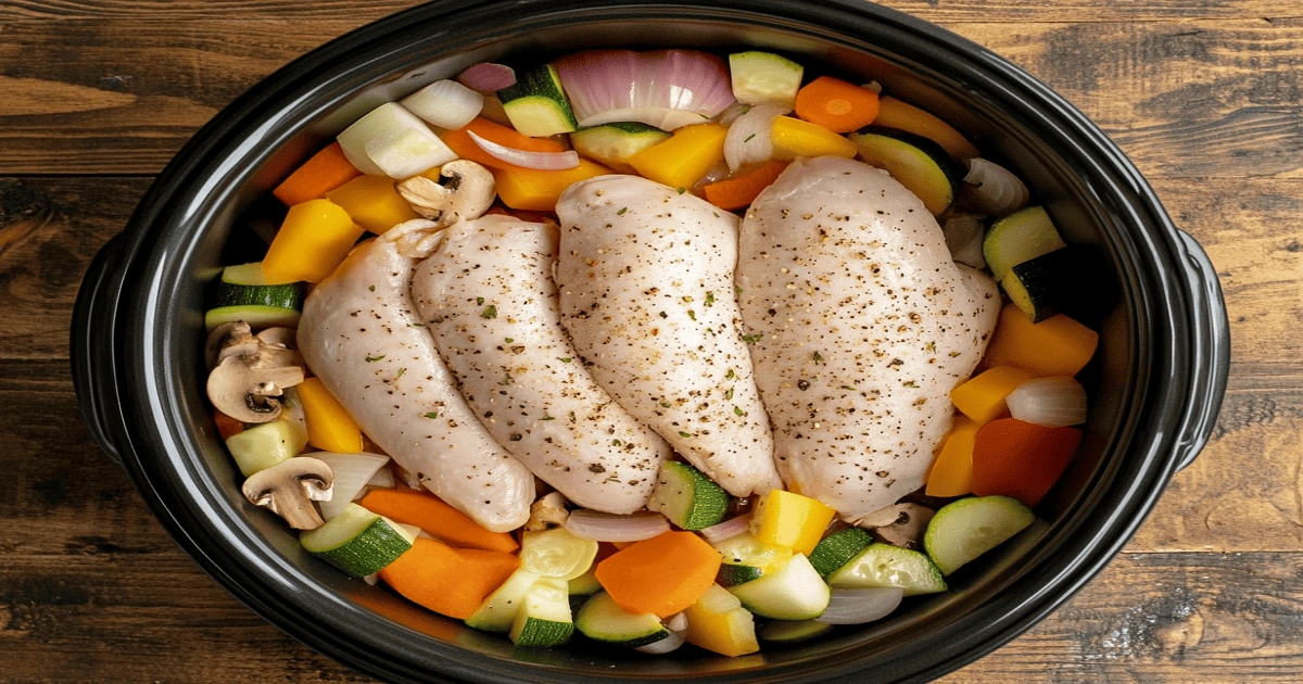 Why is chicken tough in a slow cooker