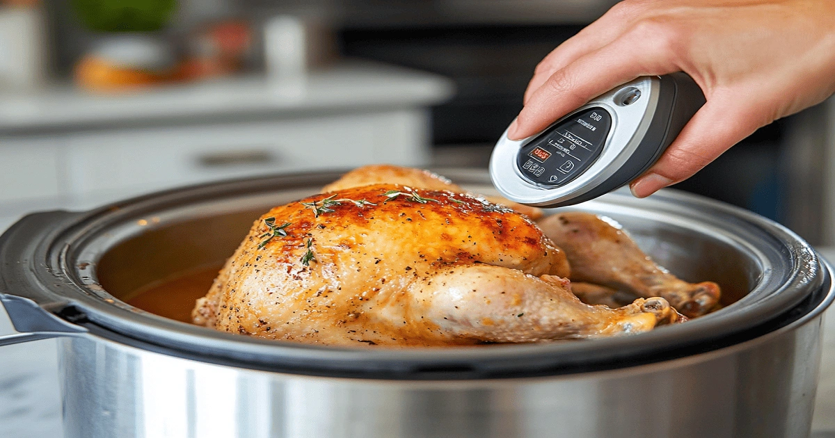 Why is chicken tough in a slow cooker