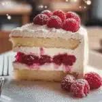 White Chocolate Raspberry Dream Cake