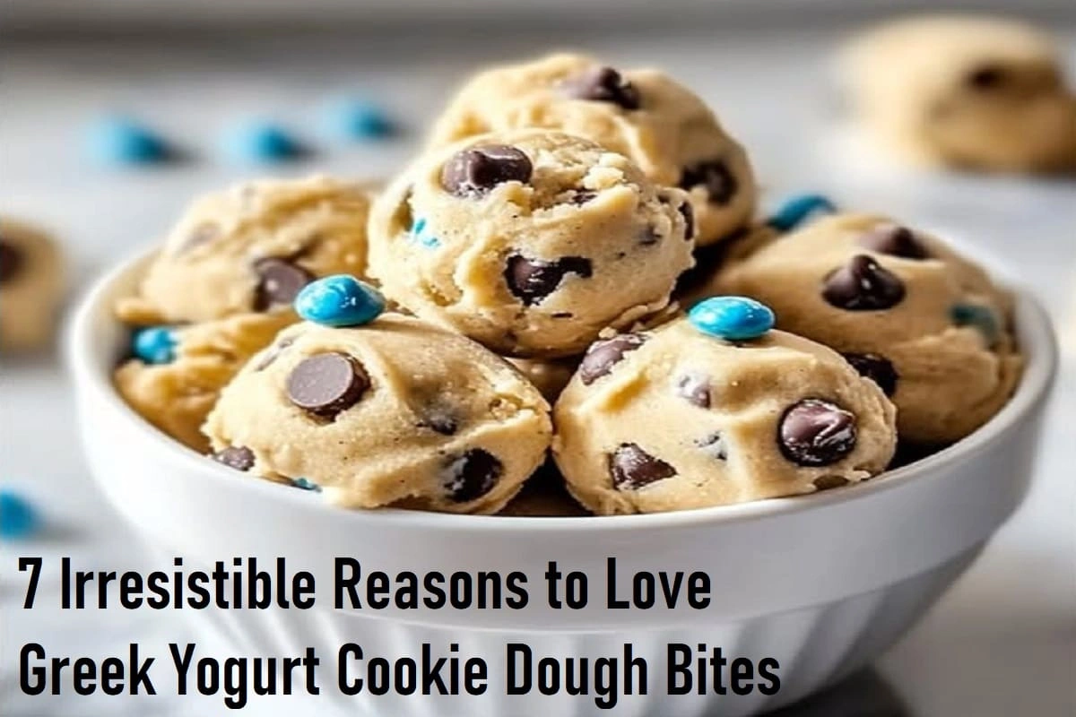 Greek Yogurt Cookie Dough Bites