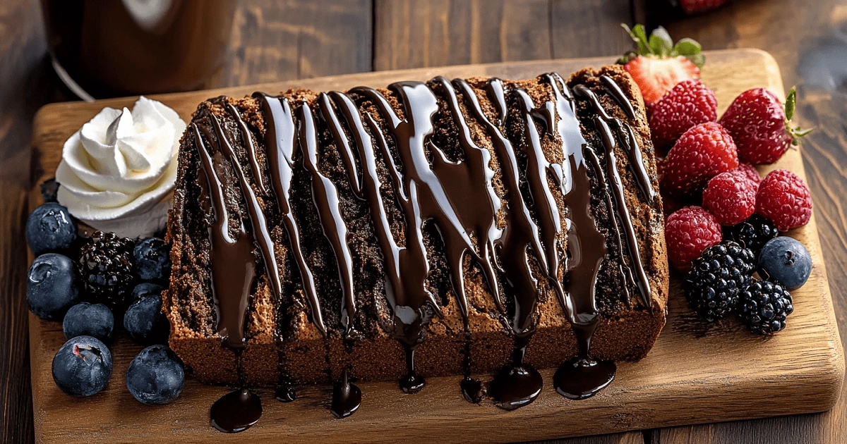 brownie bread dessert board with toppings