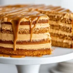 Butterscotch cake with caramel frosting