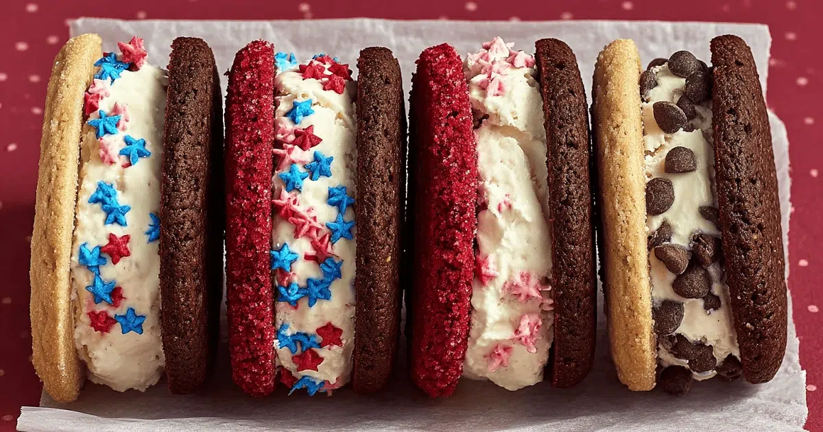 Cookie variations for mini ice cream sandwiches