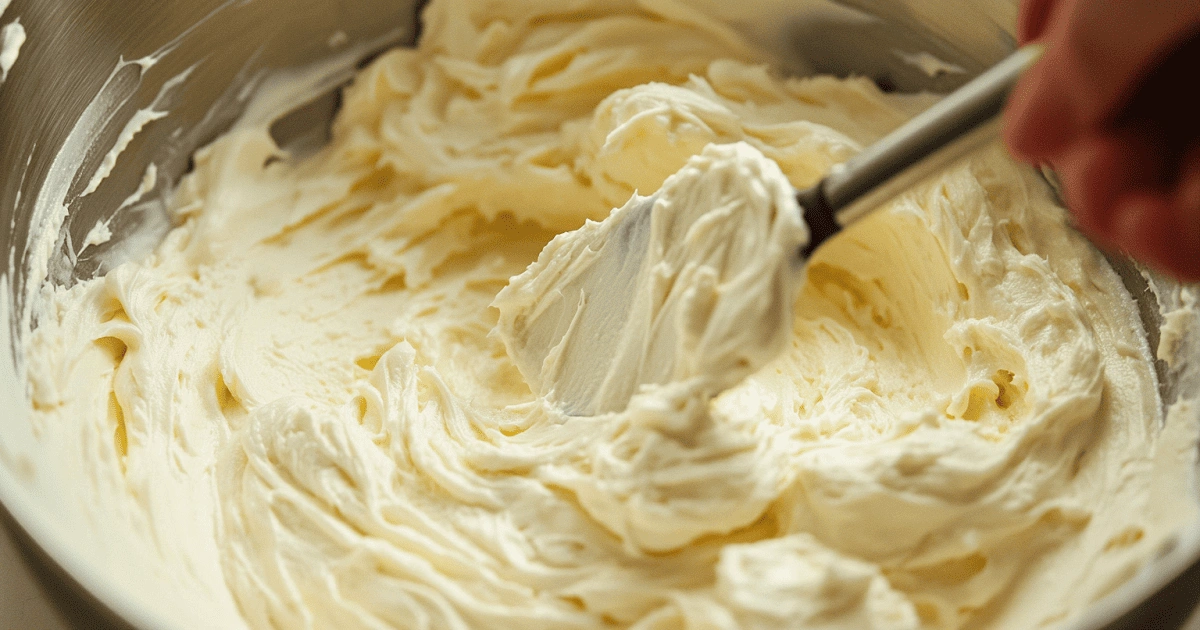 Whipping Cream Cheese Frosting for Red Velvet Brownies