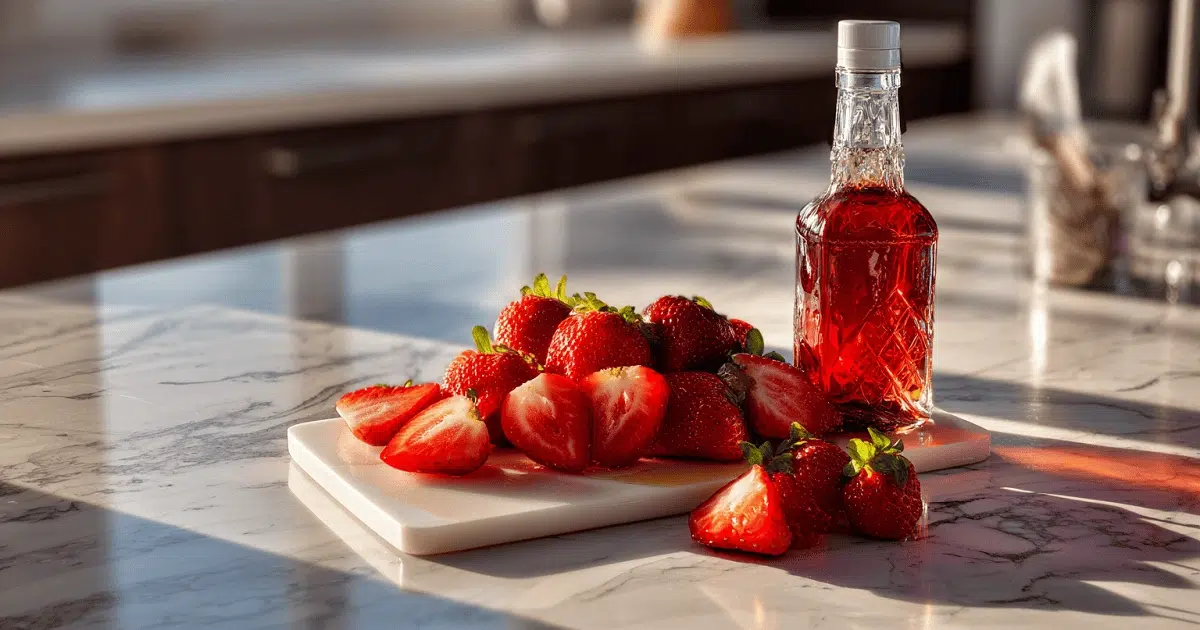 Ingredients for Strawberry Dirty Sprite