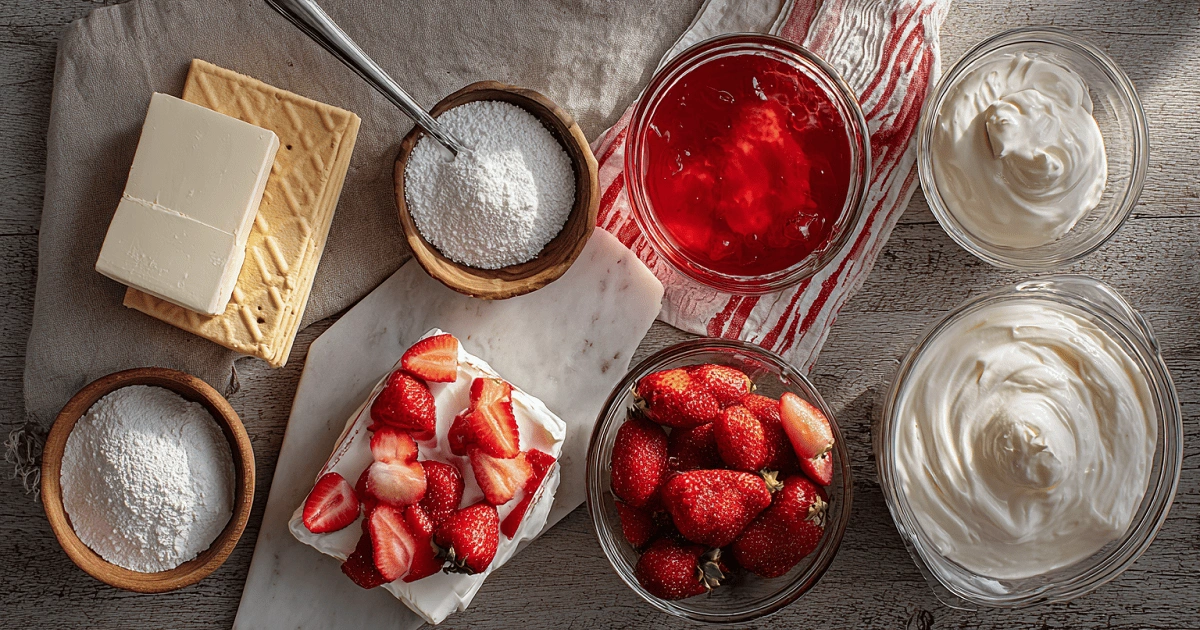  Strawberry Lasagna recipe ingredients