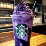 ube frappuccino starbucks-inspired homemade copycat recipe