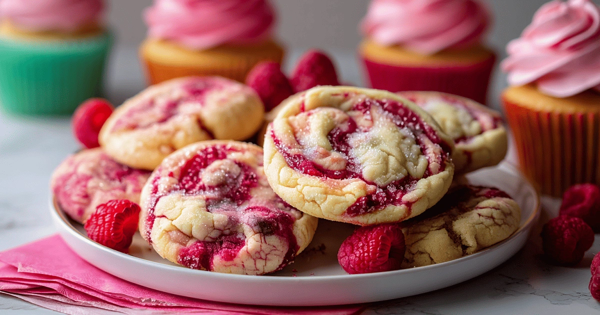  Raspberry Sugar Cookies for dessert board